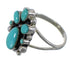 Sterling Silver And Turquoise Ring Size 6-1/4 RX60424